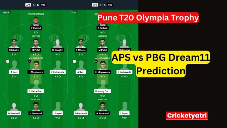 APS vs PBG Dream11