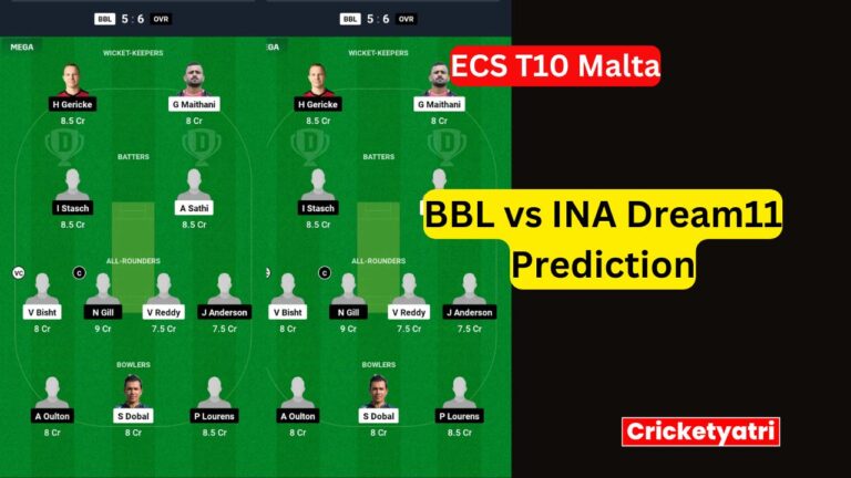 BBL vs INA Dream11