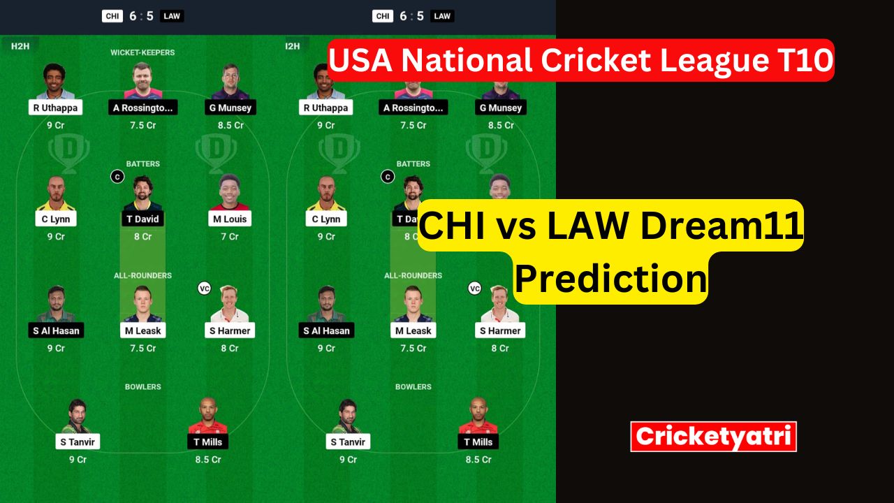 CHI vs LAW Dream11