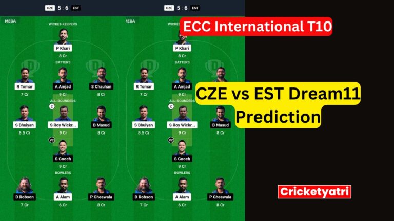 CZE vs EST Dream11