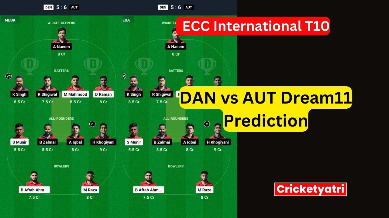 DAN vs AUT Dream11