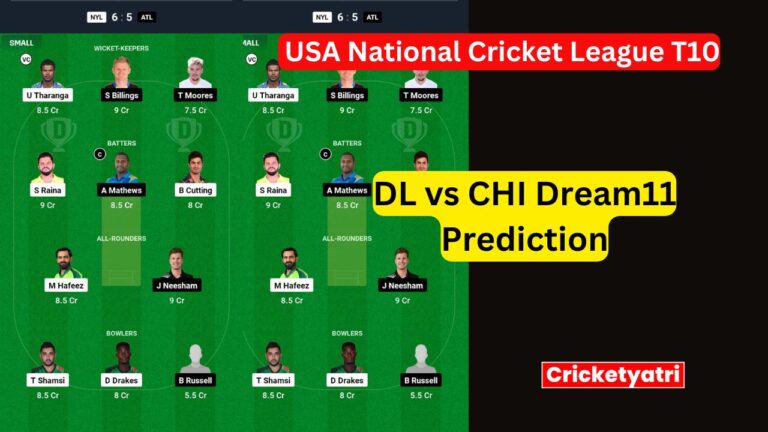 DL vs CHI Dream11