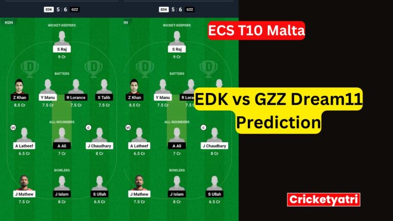 EDK vs GZZ Dream11EDK vs GZZ Dream11