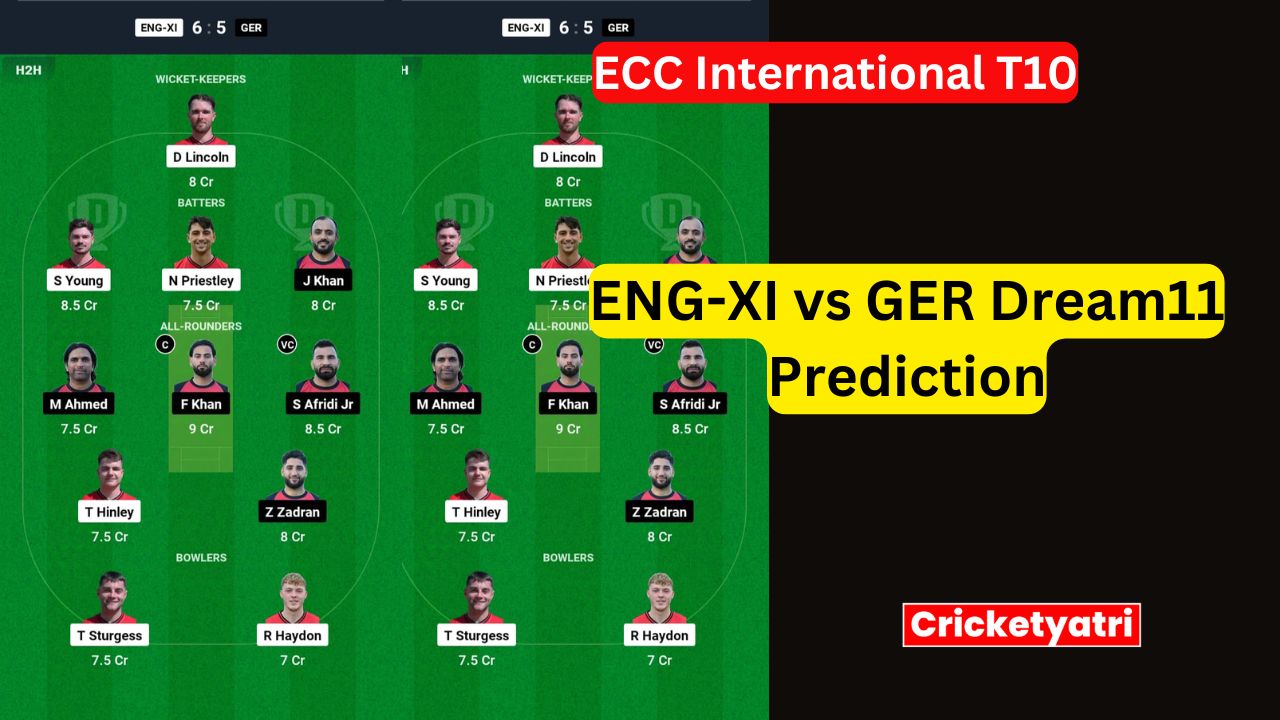 ENG-XI vs GER Dream11