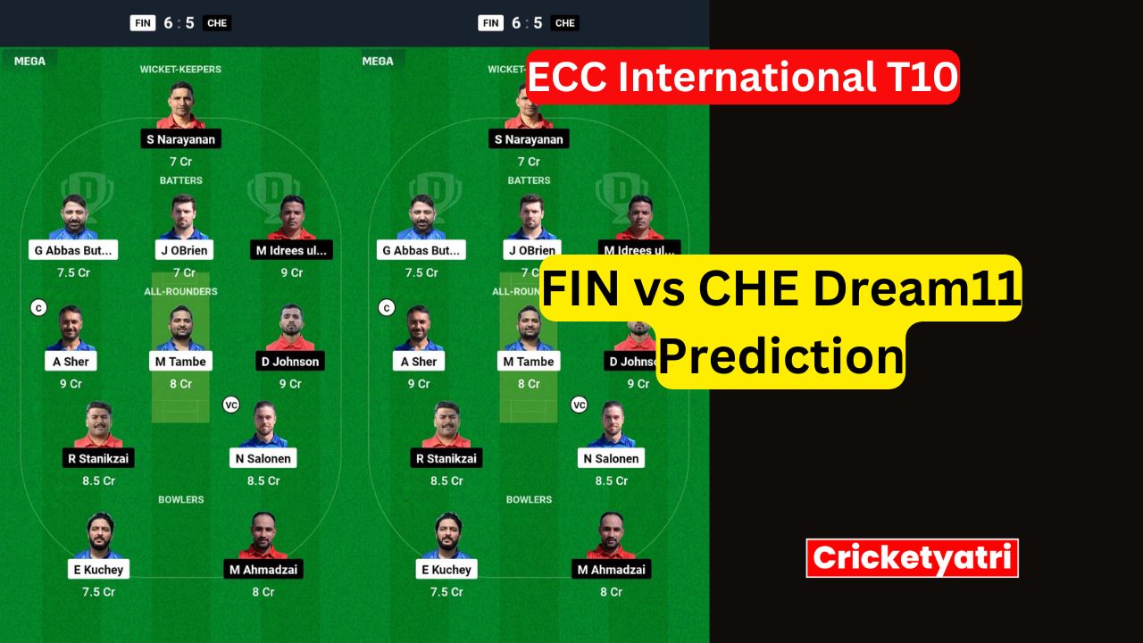 FIN vs CHE Dream11