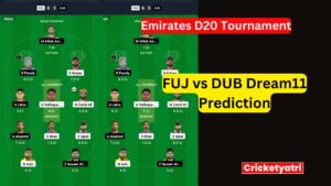 FUJ vs DUB Dream11