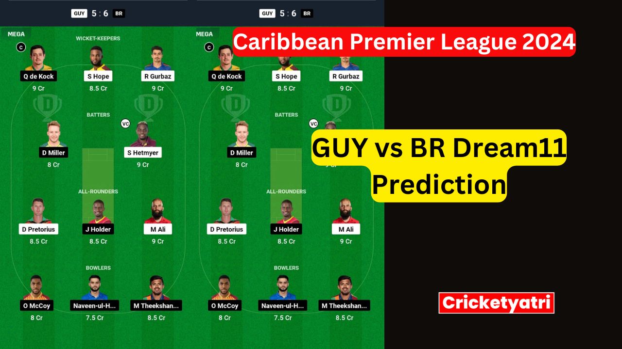 GUY vs BR Dream11