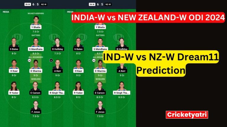 IND-W vs NZ-W Dream11