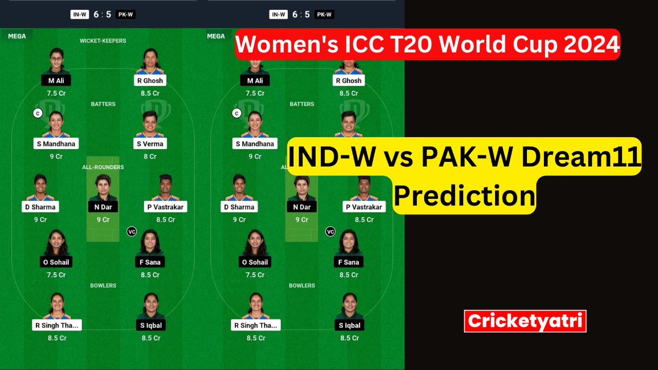 IND-W vs PAK-W Dream11