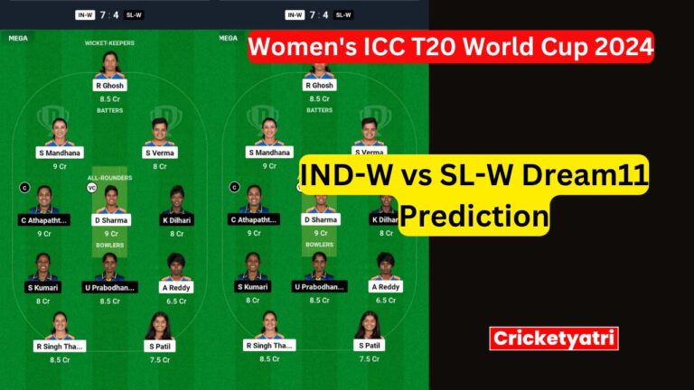 IND-W vs SL-W Dream11