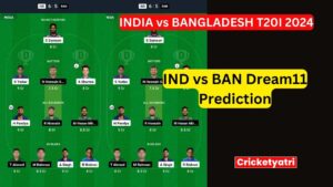 IND vs BAN Dream11