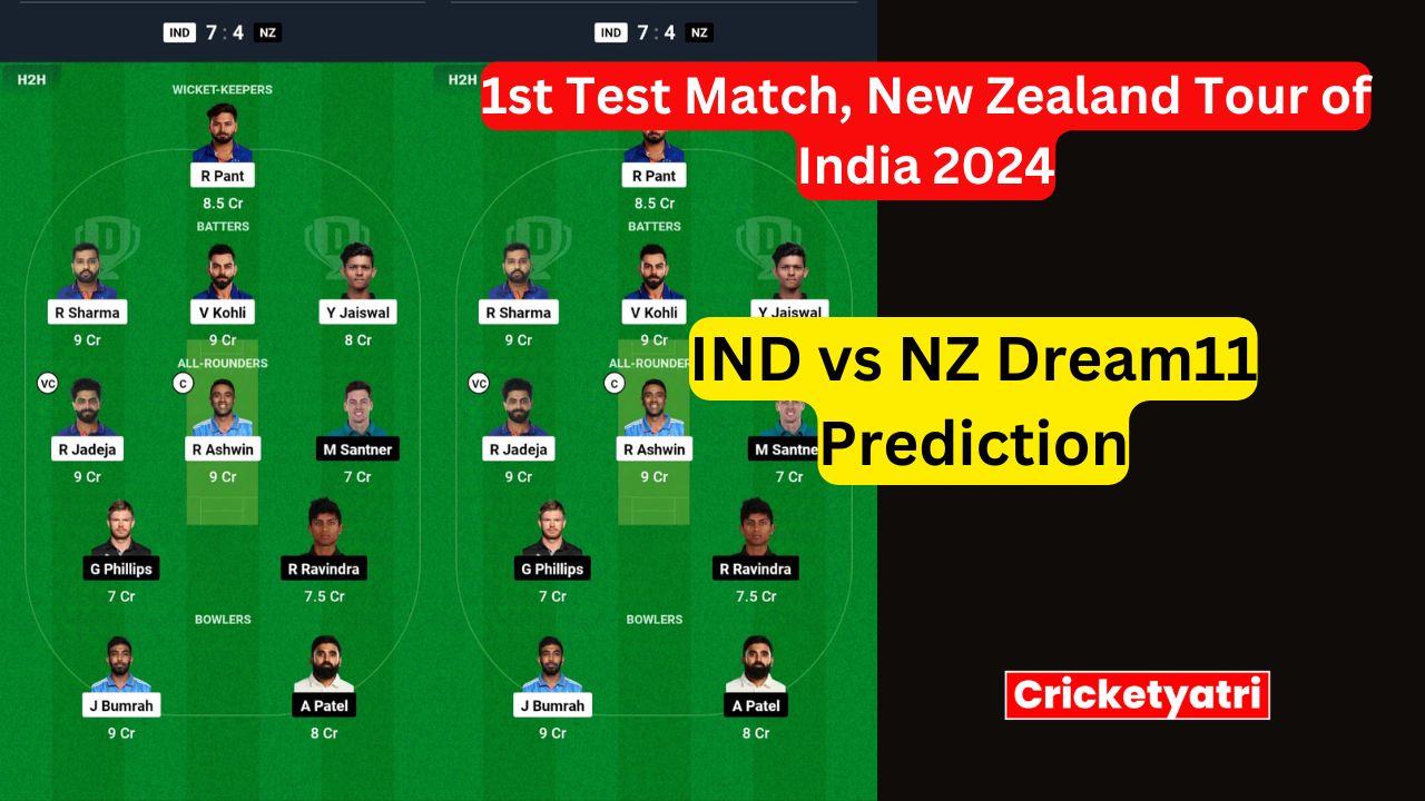 IND vs NZ Dream11