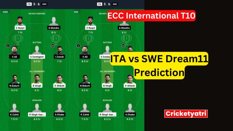 ITA vs SWE Dream11