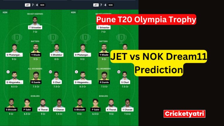 JET vs NOK Dream11