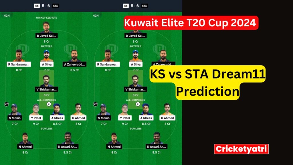 KS vs STA Dream11KS vs STA Dream11