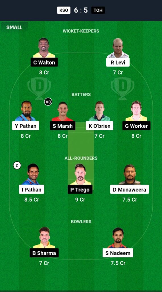 KSO vs TOH Dream11