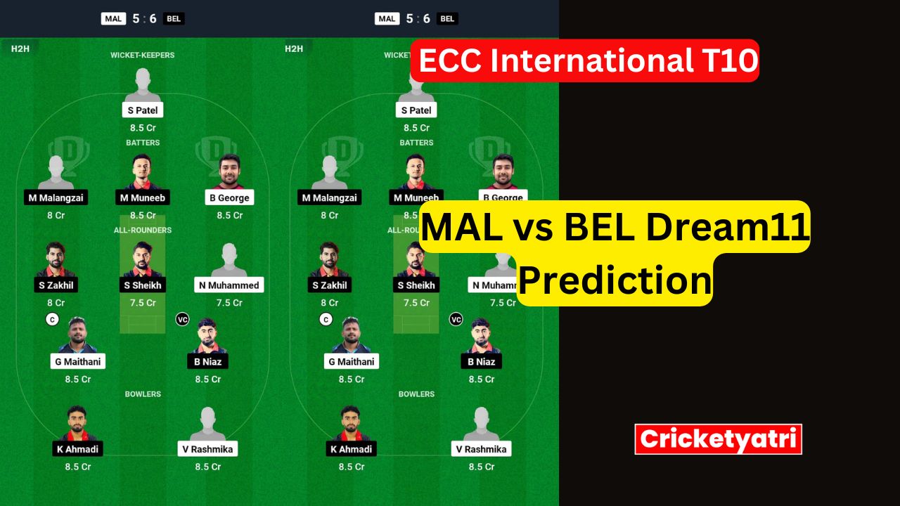 MAL vs BEL Dream11