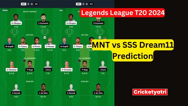 MNT vs SSS Dream11