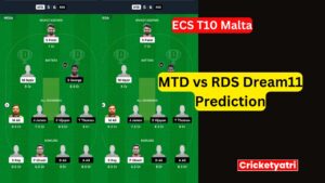 MTD vs RDS Dream11