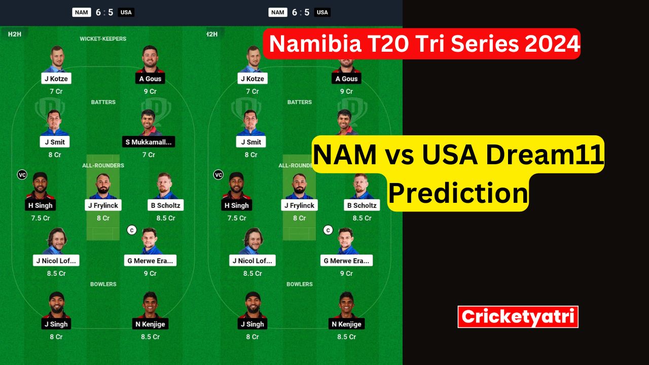 NAM vs USA Dream11