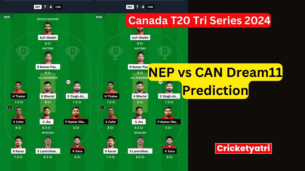 NEP vs CAN Dream11