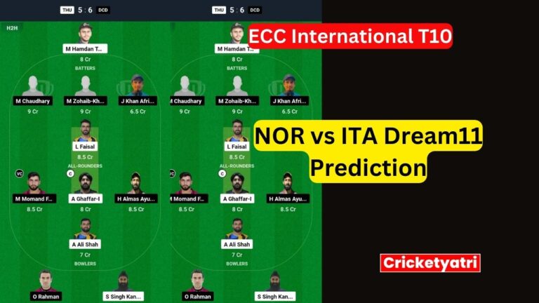 NOR vs ITA Dream11