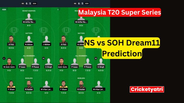 NS vs SOH Dream11