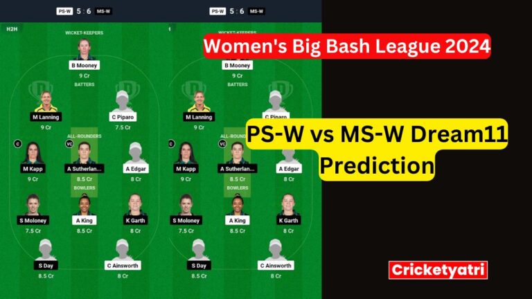 PS-W vs MS-W Dream11