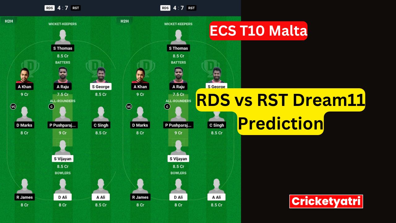 RDS vs RST Dream11