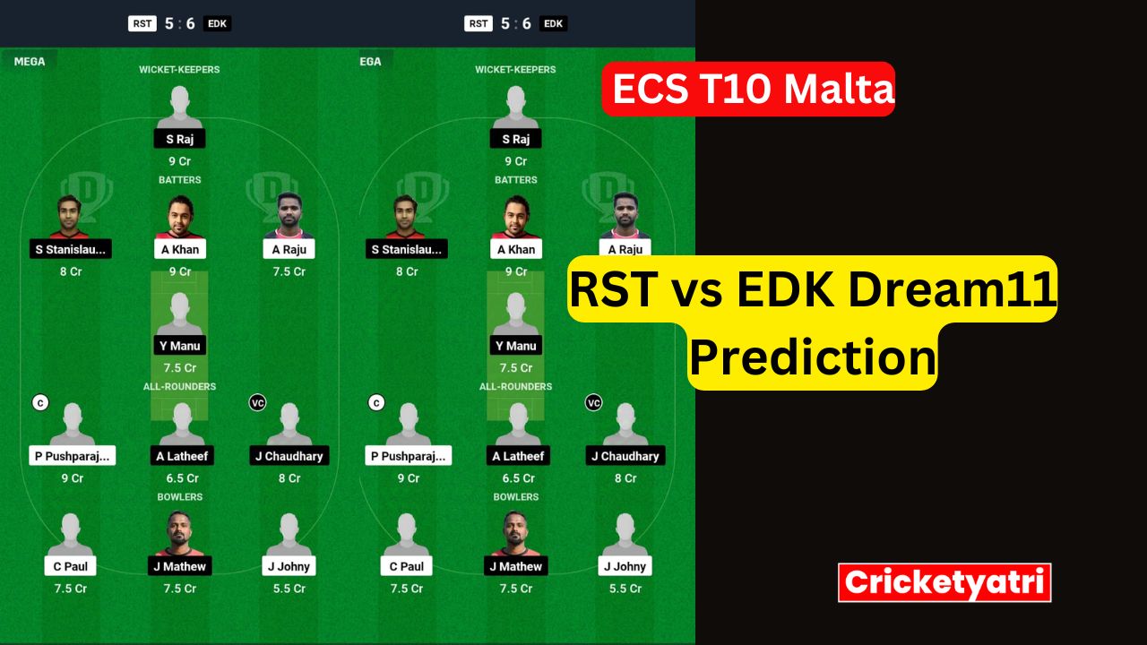 RST vs EDK Dream11