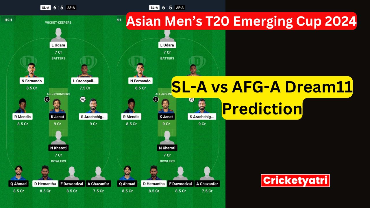 SL-A vs AFG-A Dream11