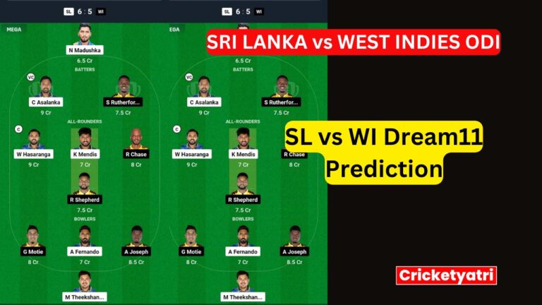 SL vs WI Dream11