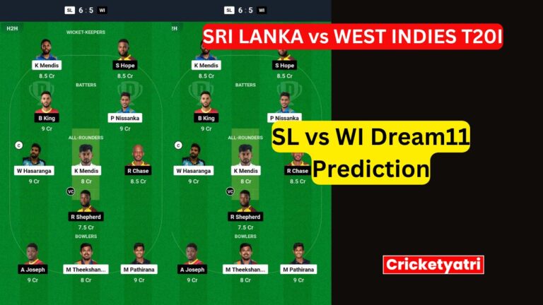 SL vs WI Dream11