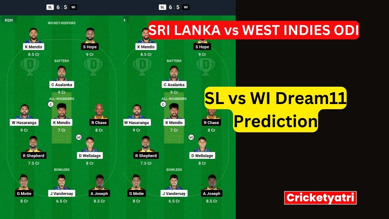 SL vs WI Dream11