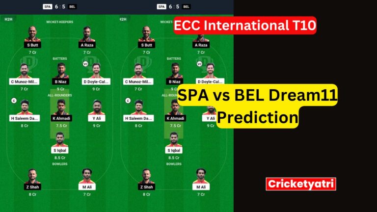 SPA vs BEL Dream11