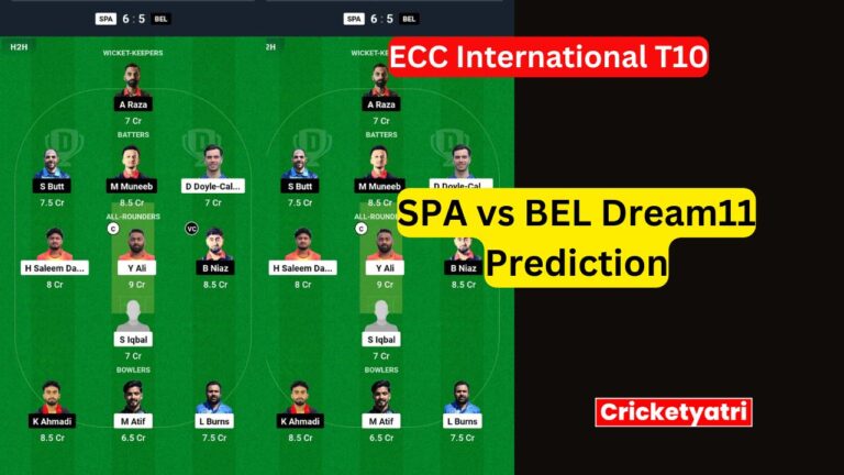 SPA vs BEL Dream11