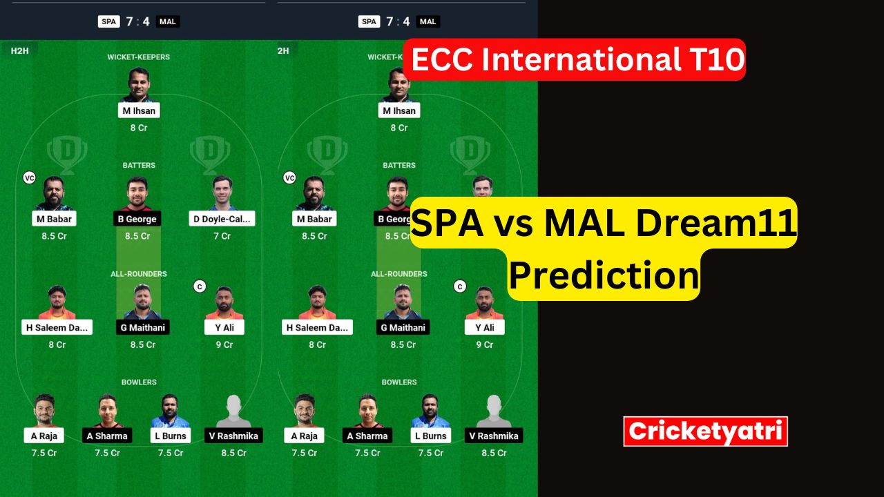 SPA vs MAL Dream11