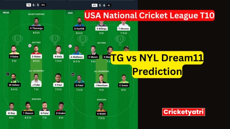 TG vs NYL Dream11