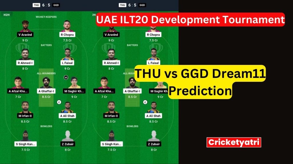 THU vs GGD Dream11 (1)