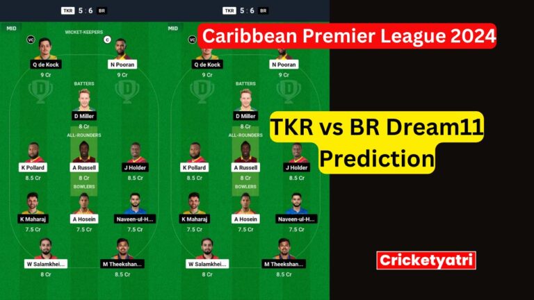 TKR vs BR Dream11