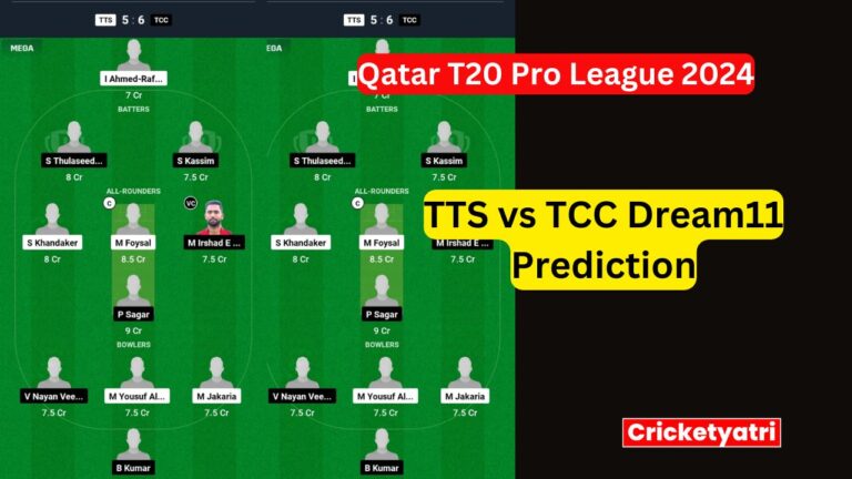 TTS vs TCC Dream11