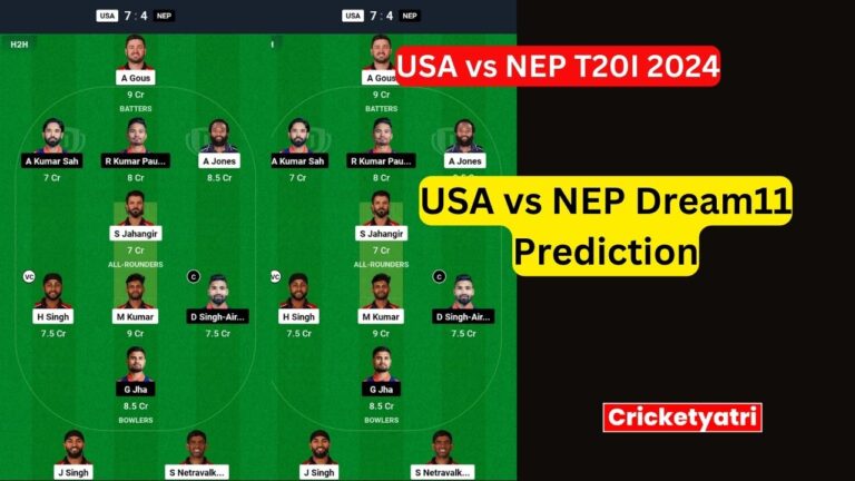 USA vs NEP Dream11