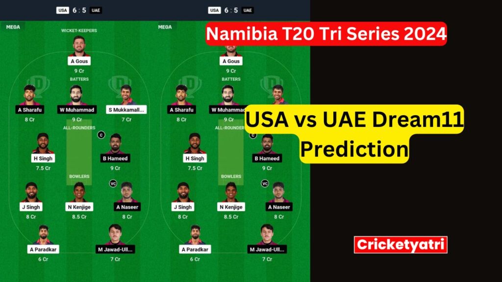 USA vs UAE Dream11