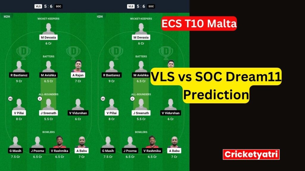 VLS vs SOC Dream11