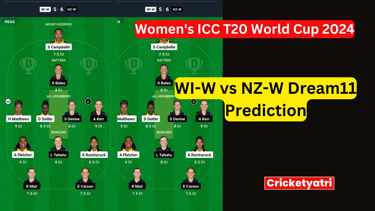 WI-W vs NZ-W Dream11