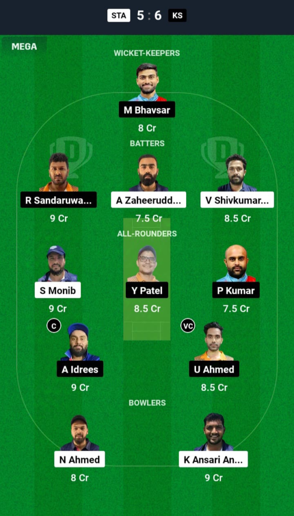 STA vs KS Dream11