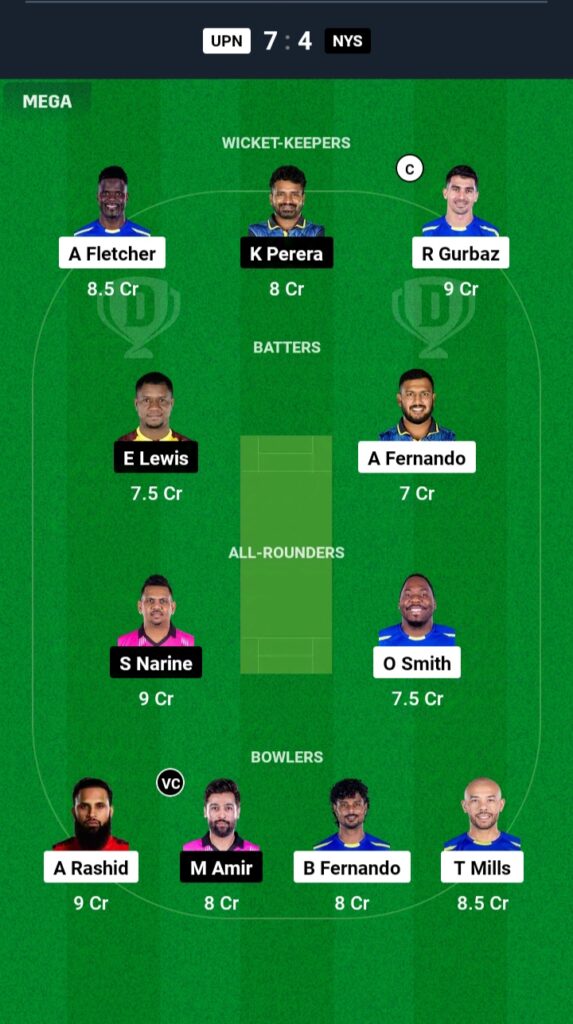 UPA vs NYS Dream11 