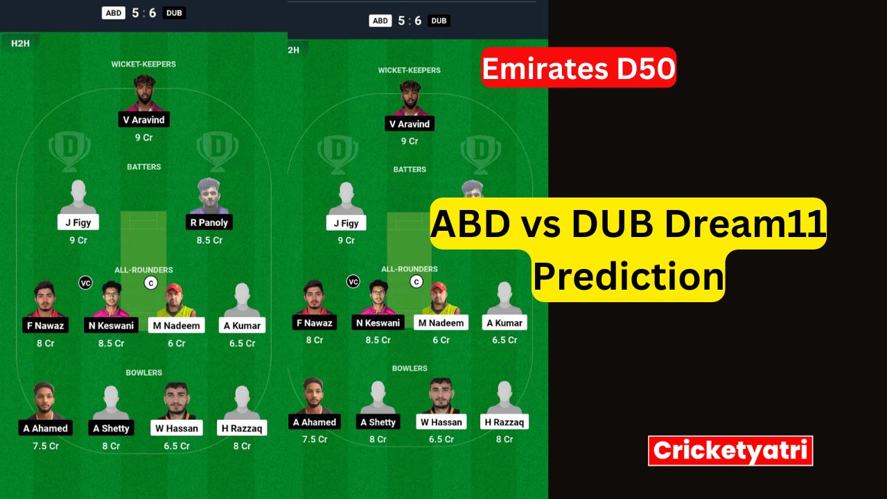 ABD vs DUB Dream11