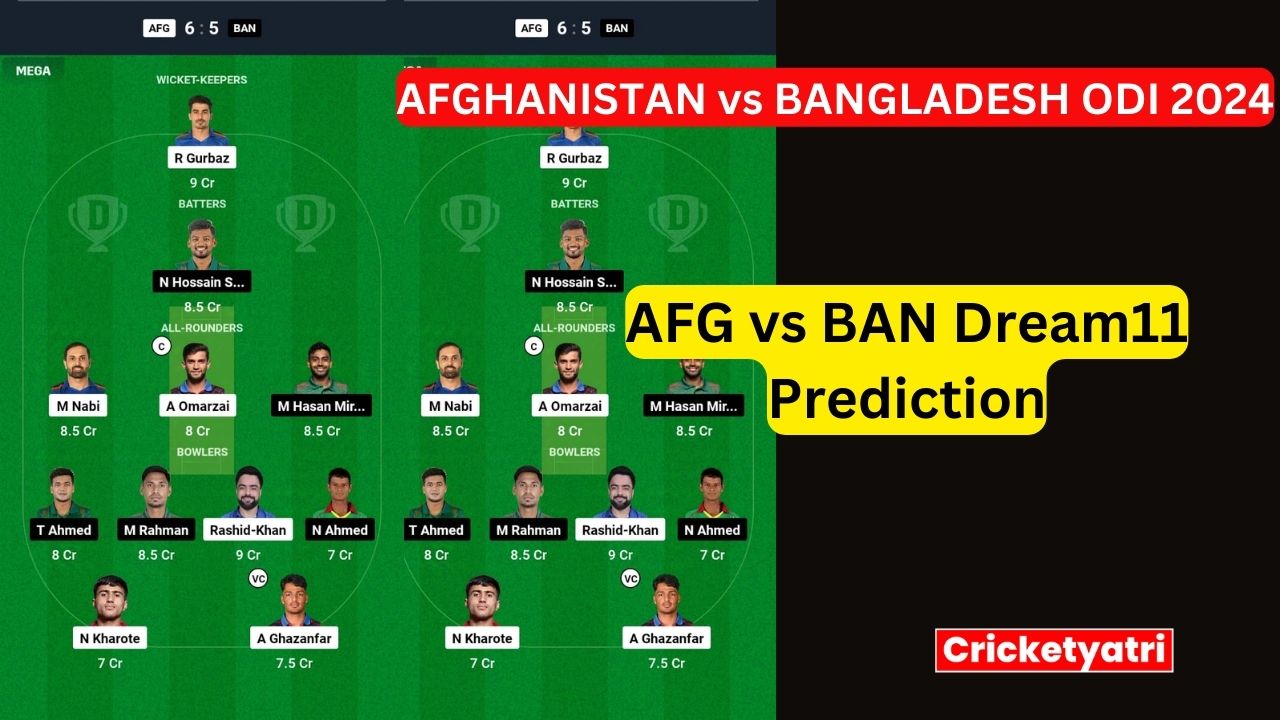 AFG vs BAN Dream11