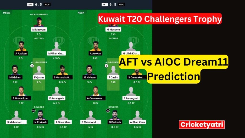 AFT vs AIOC Dream11